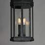 4_Maxim Wright 22" High Black Patina 3-Light Outdoor Pendant Light more views