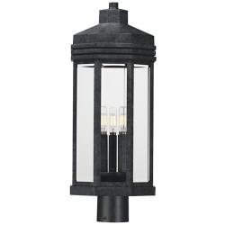Maxim Wright 23" High Black Patina 3-Light Outdoor Post Light
