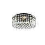 3_Maxime 12" Black Flush Mount more views