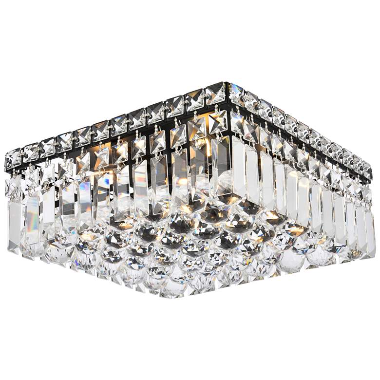 Image 1 Maxime 12" Black Flush Mount