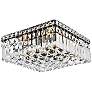 1_Maxime 12" Black Flush Mount