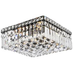 Maxime 12" Black Flush Mount