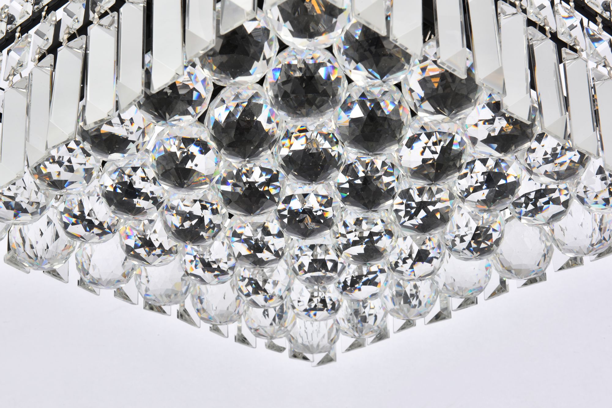 Maxime 12" Black Flush Mount