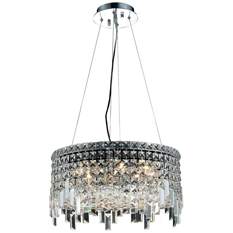 Image 1 Maxime 12 Lt Chrome Chandelier Clear