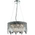 Maxime 12 Lt Chrome Chandelier Clear