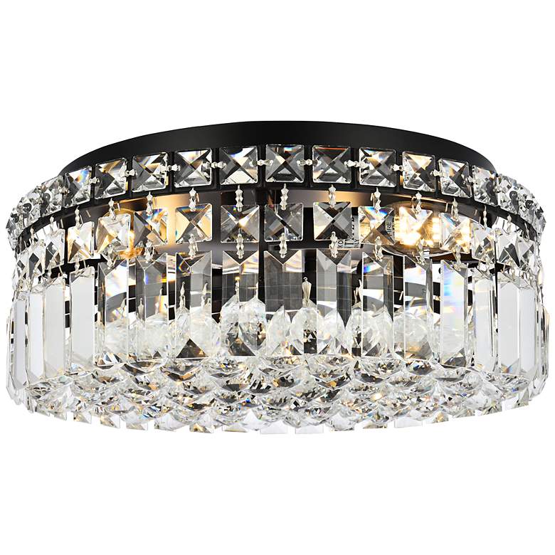 Image 3 Maxime 14" Black Flush Mount