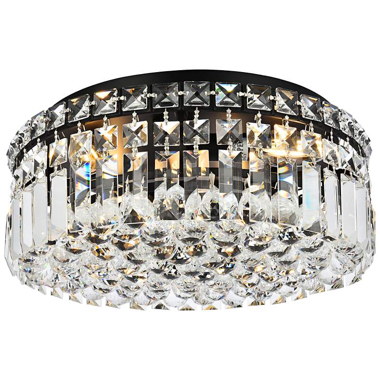 Image 5 Maxime 14" Black Flush Mount more views