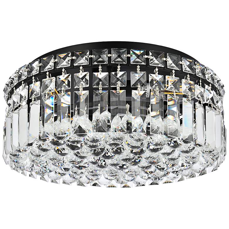 Image 6 Maxime 14" Black Flush Mount more views