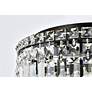 6_Maxime 16" Wide Black Crystal Ceiling Light more views