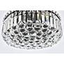 7_Maxime 16" Wide Black Crystal Ceiling Light more views
