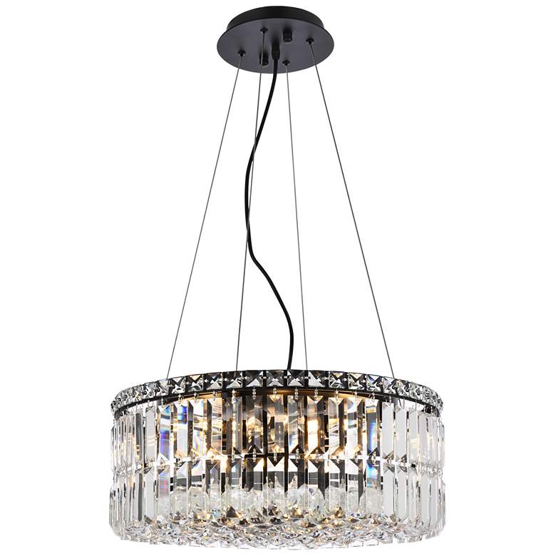 Image 1 Maxime 20 inch Black Chandelier