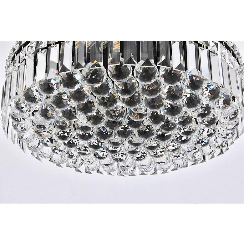 Image 4 Maxime 20" Black Flush Mount more views