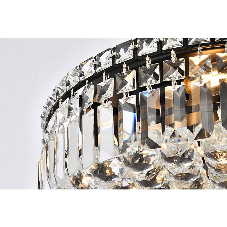 Image 6 Maxime 20" Black Flush Mount more views