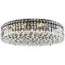 1_Maxime 24" Wide Black Ceiling Light