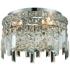 Maxime 4 Lt Chrome Flush Mount Clear