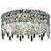 Maxime 4 Lt Chrome Flush Mount Clear
