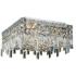 Maxime 4 Lt Chrome Flush Mount Clear