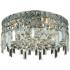 Maxime 5 Lt Chrome Flush Mount Clear