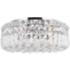 Maxime 5 Lt Chrome Flush Mount Clear