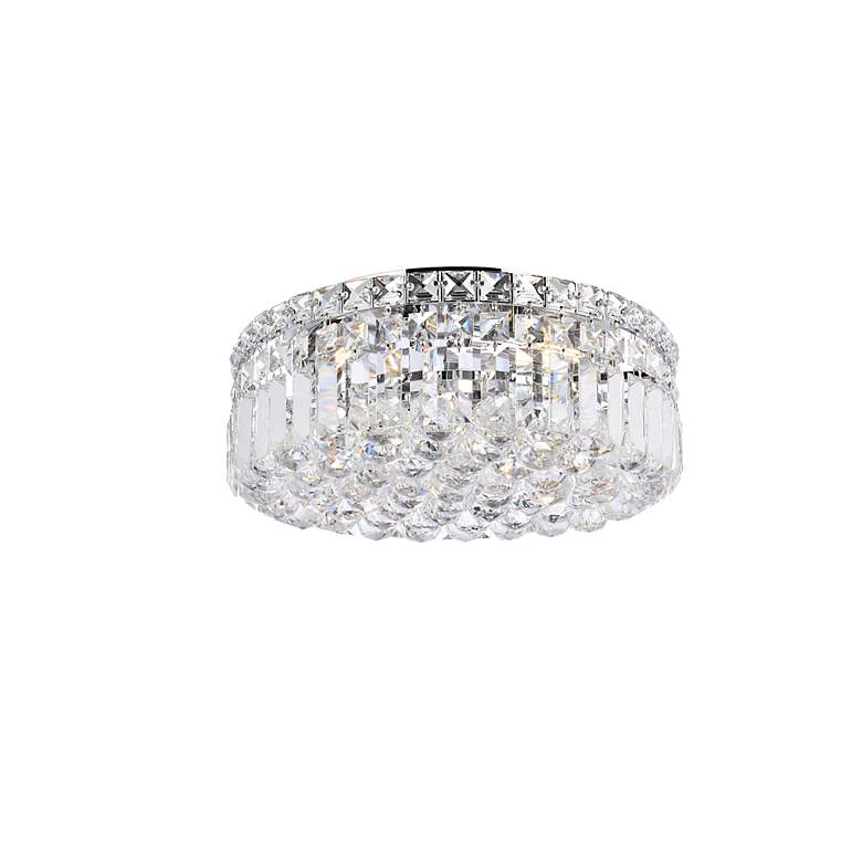 Image 4 Maxime 5 Lt Chrome Flush Mount Clear more views