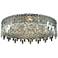 Maxime 9 Lt Chrome Flush Mount Clear