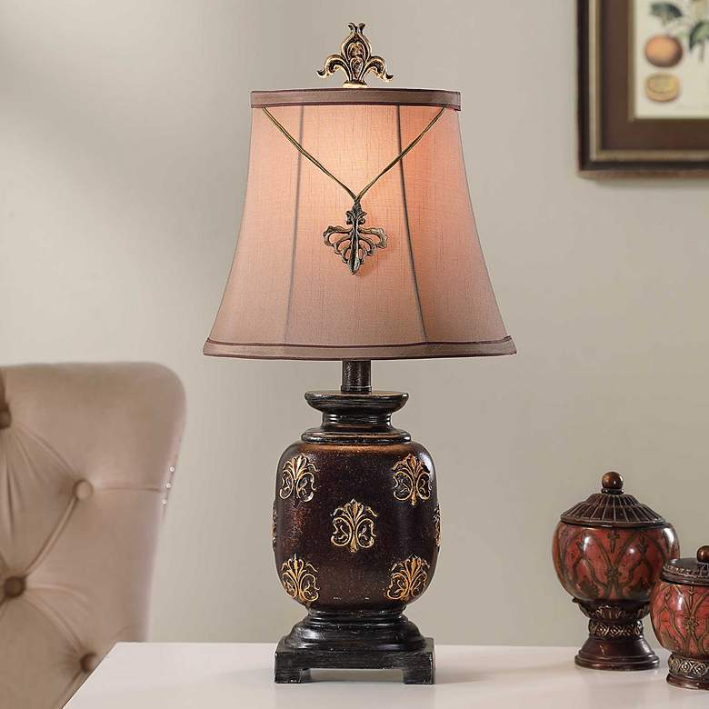 Image 1 Maximus 22" High Bronze Accent Table Lamp