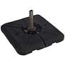 1_Maximus 220 Lb. Black Square Heavy Duty Patio Umbrella Base