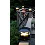 2_Maxsa Banry 7" High Black LED Solar Post Cap Lights Set of 4 more views