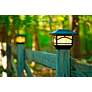 3_Maxsa Banry 7" High Black LED Solar Post Cap Lights Set of 4 more views