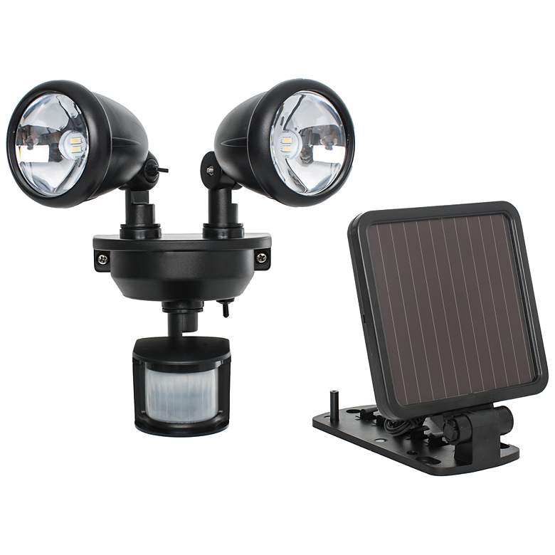 Image 1 Maxsa Innovations 7 1/2" Dual Solar Powered LED Security Spotlight