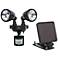 Maxsa Innovations 7 1/2" Dual Solar Powered LED Security Spotlight