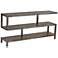 Maxton 66" Wide Natural Wood and Iron Console Table