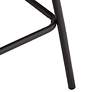 5_Maxwell 26" Leather and Matte Black Swivel Counter Stools Set of 2 more views
