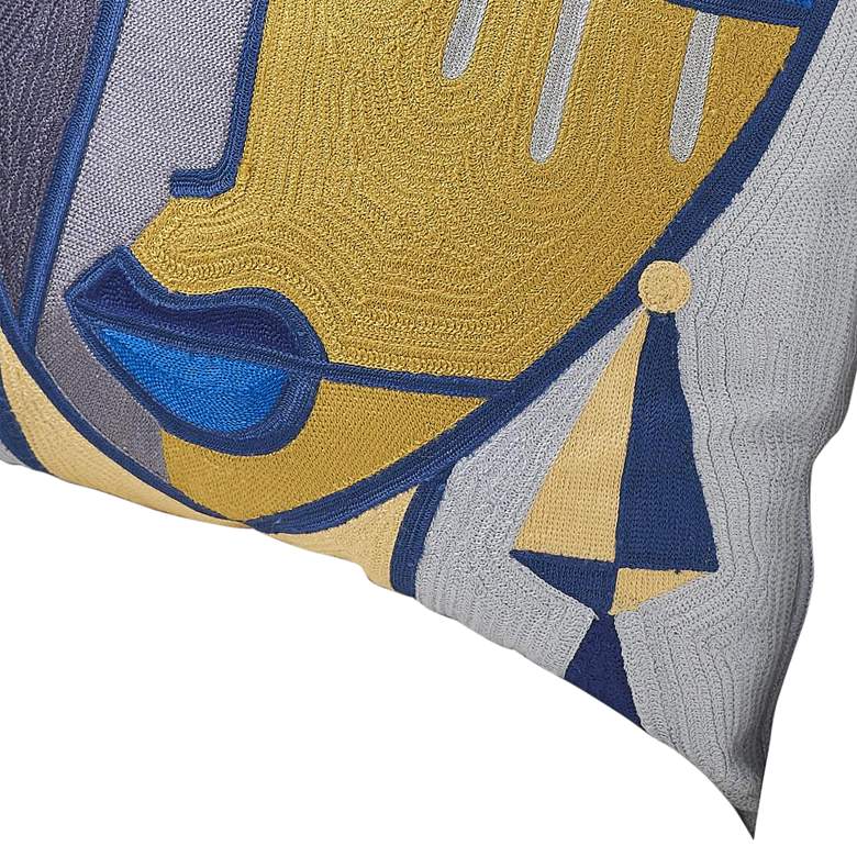 Image 3 Maya Multi-Color 20" Square Decorative Throw Pillow more views