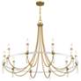 Thumbnail4 of Mayfair 10-Light Chandelier in Warm Brass and Chrome more views