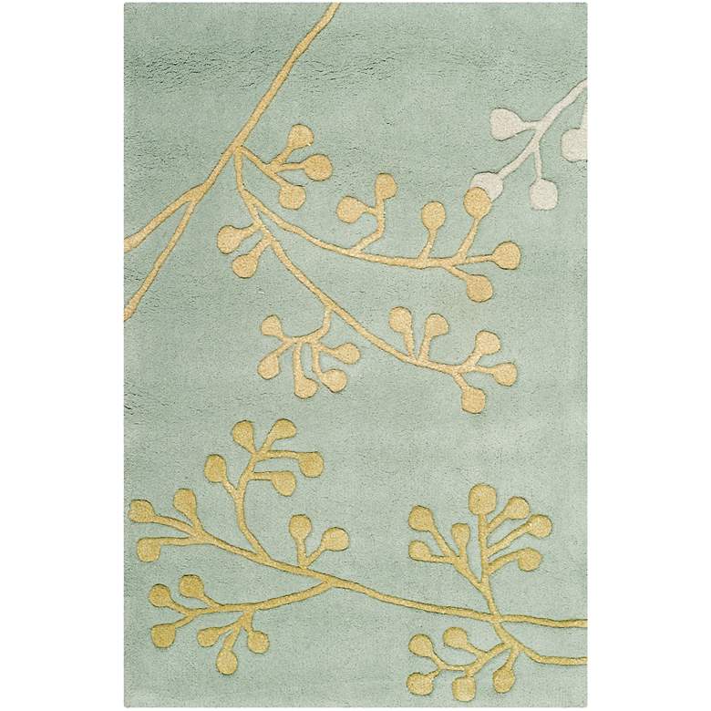Image 1 Mayfair Collection 5'x8' Blue Area Rug