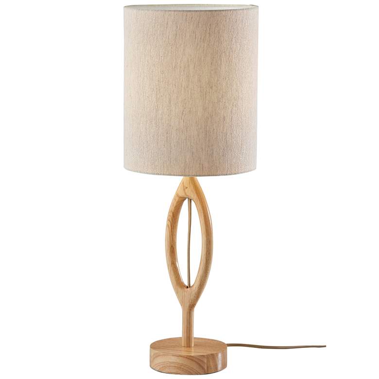 Image 1 Mayfair Natural Wood Table Lamp