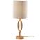 Mayfair Natural Wood Table Lamp
