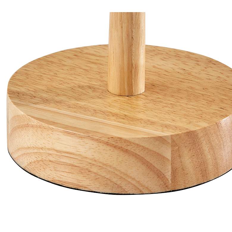 Image 3 Mayfair Natural Wood Table Lamp more views