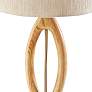 4_Mayfair Natural Wood Table Lamp more views