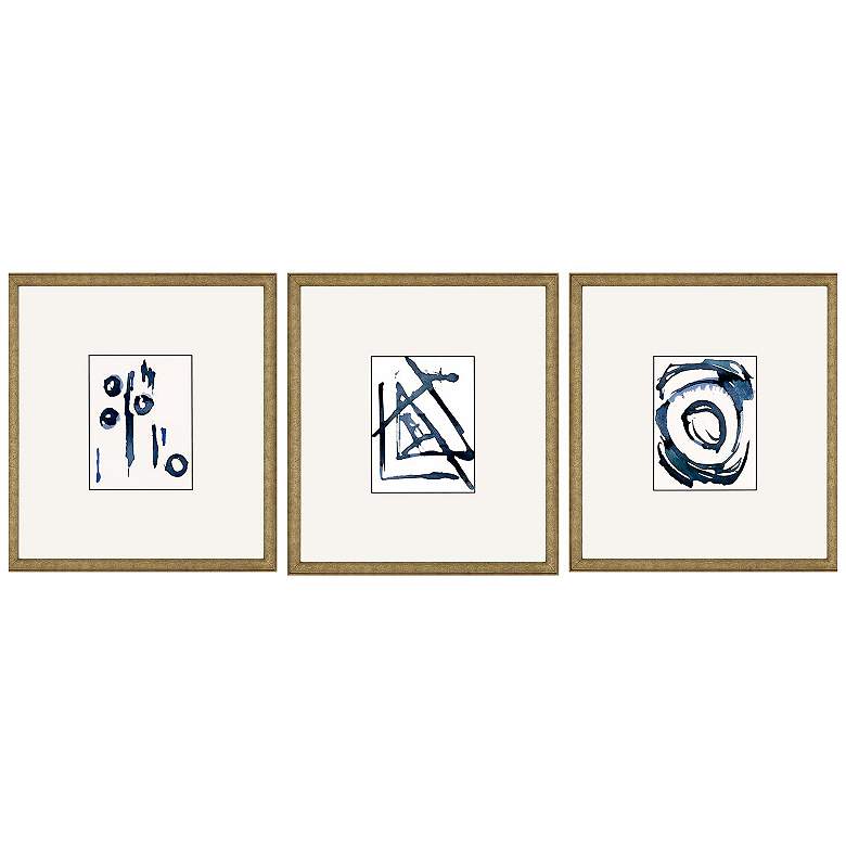 Image 1 Mayhem I 16"W x 18"H Framed Art Set of 3