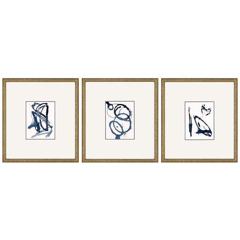Image 2 Mayhem II 16"W x 18"H Framed Art Set of 3
