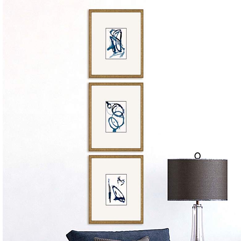 Image 1 Mayhem II 16"W x 18"H Framed Art Set of 3