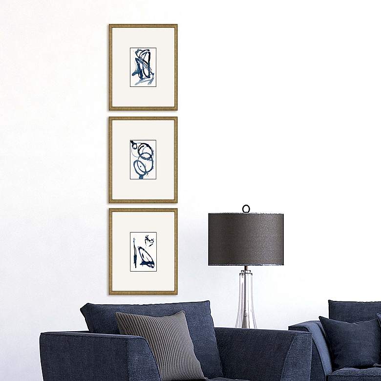Image 3 Mayhem II 16"W x 18"H Framed Art Set of 3 more views