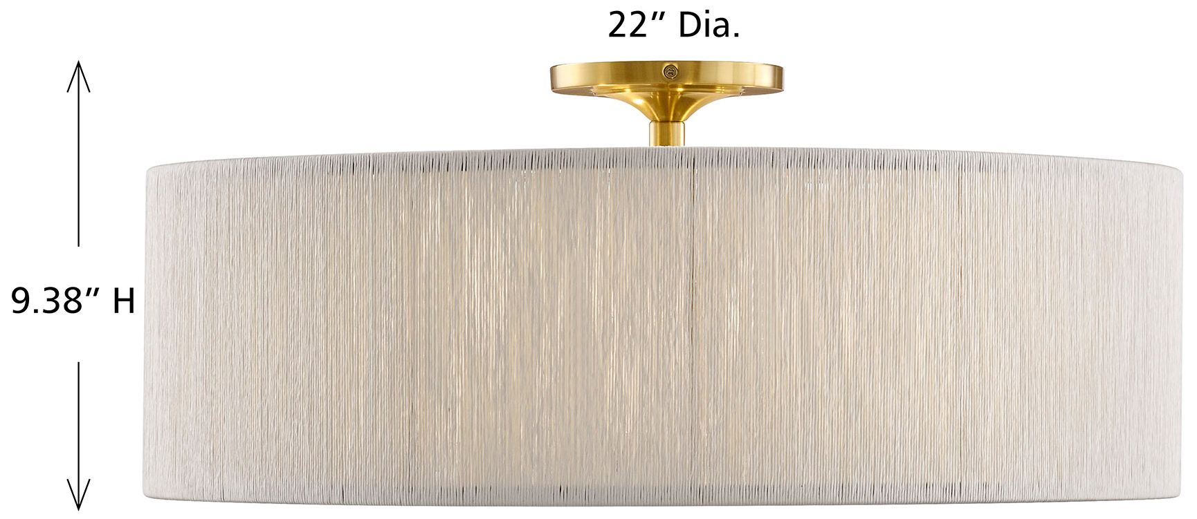 Image 6 Maynard 4-Light Ceiling Light in Warm Brass more views