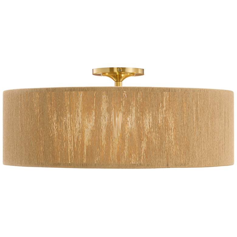 Image 1 Maynard 4-Light Ceiling Light in Warm Brass
