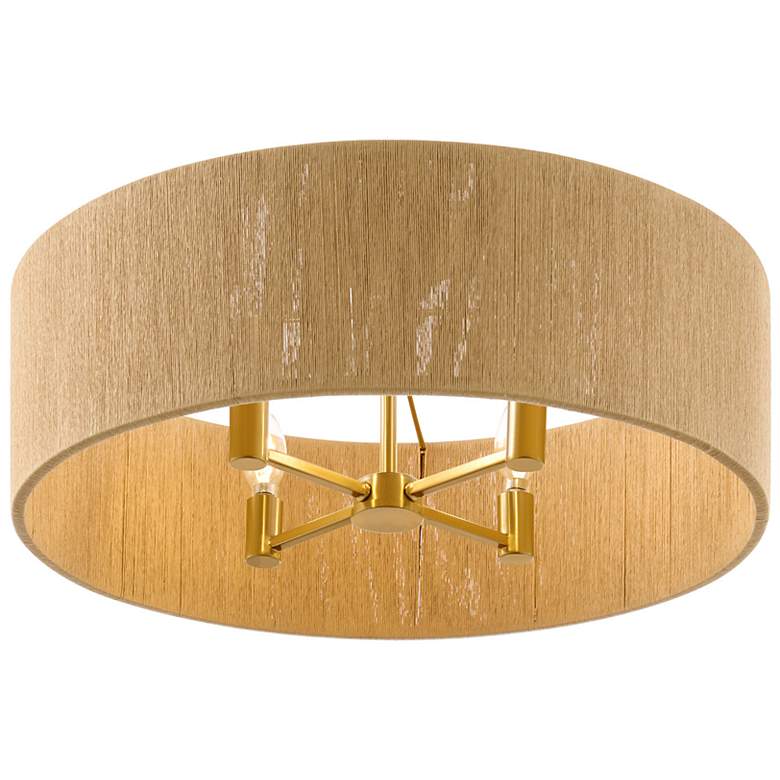 Image 5 Maynard 4-Light Ceiling Light in Warm Brass more views