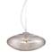 Mazie 15 3/4" Wide Mercury Speckled Glass Pendant Light