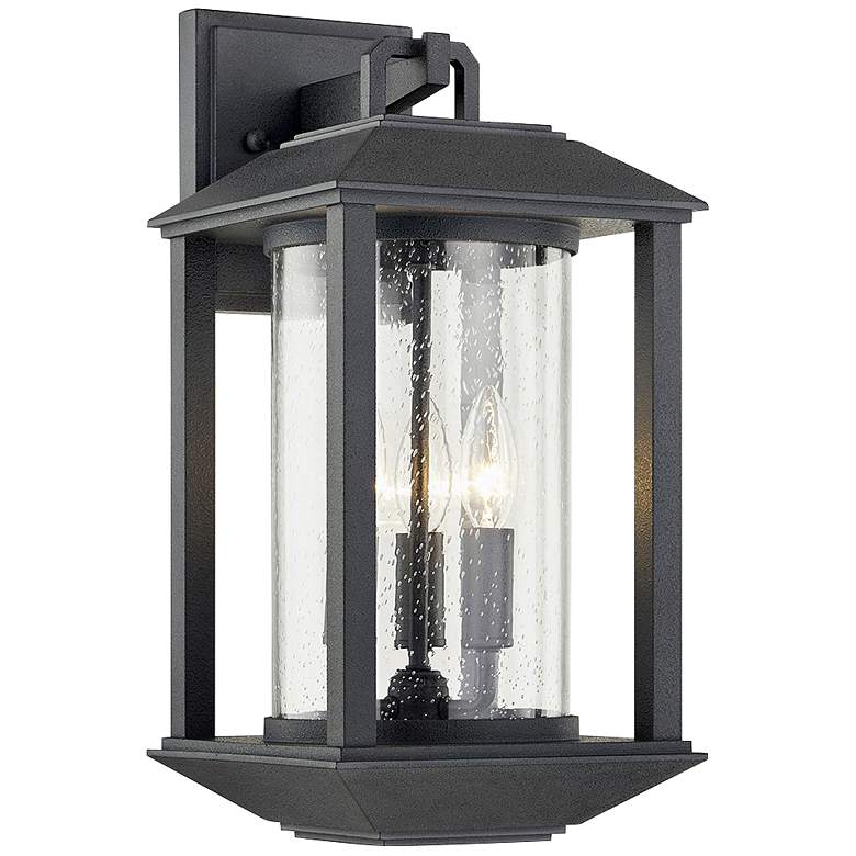 Image 1 Mccarthy 17 1/2" High Weathered Graphite Outdoor Wall Light