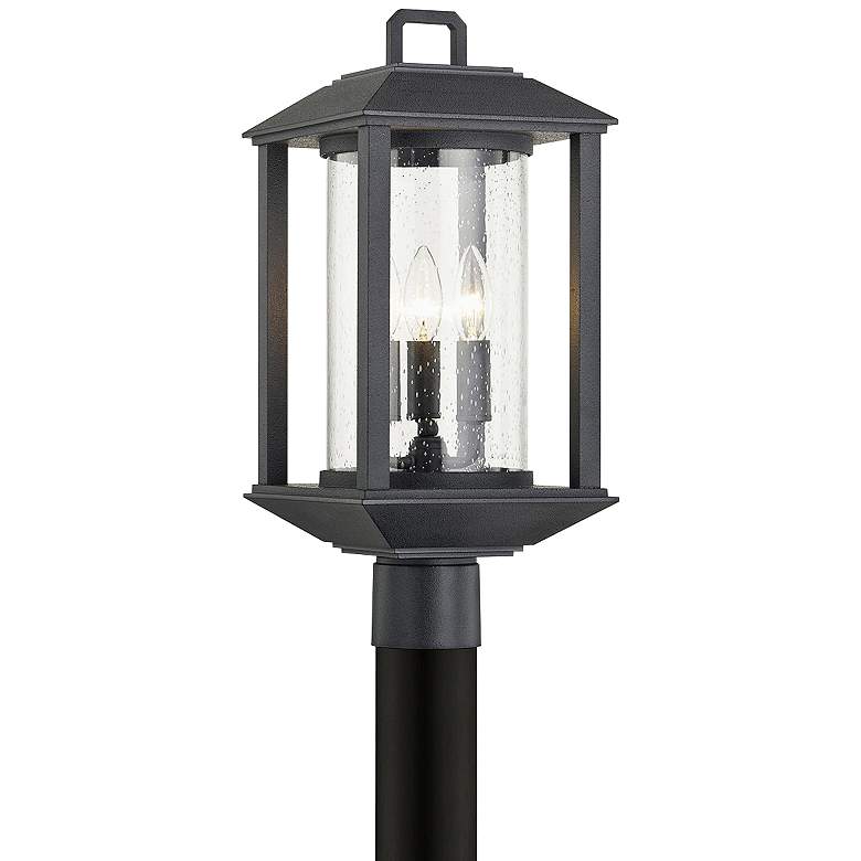 Image 1 Mccarthy 19 1/4" High Weathered Graphite Outdoor Post Light